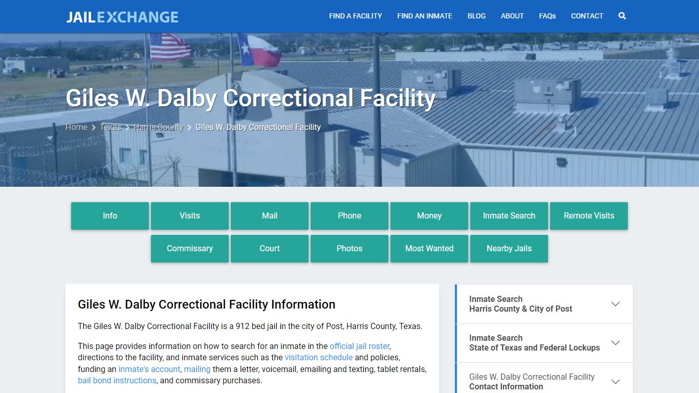 Giles W. Dalby Correctional Facility - Jail Exchange